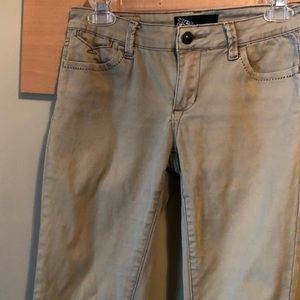 Junior olive stretchy jeans/pants